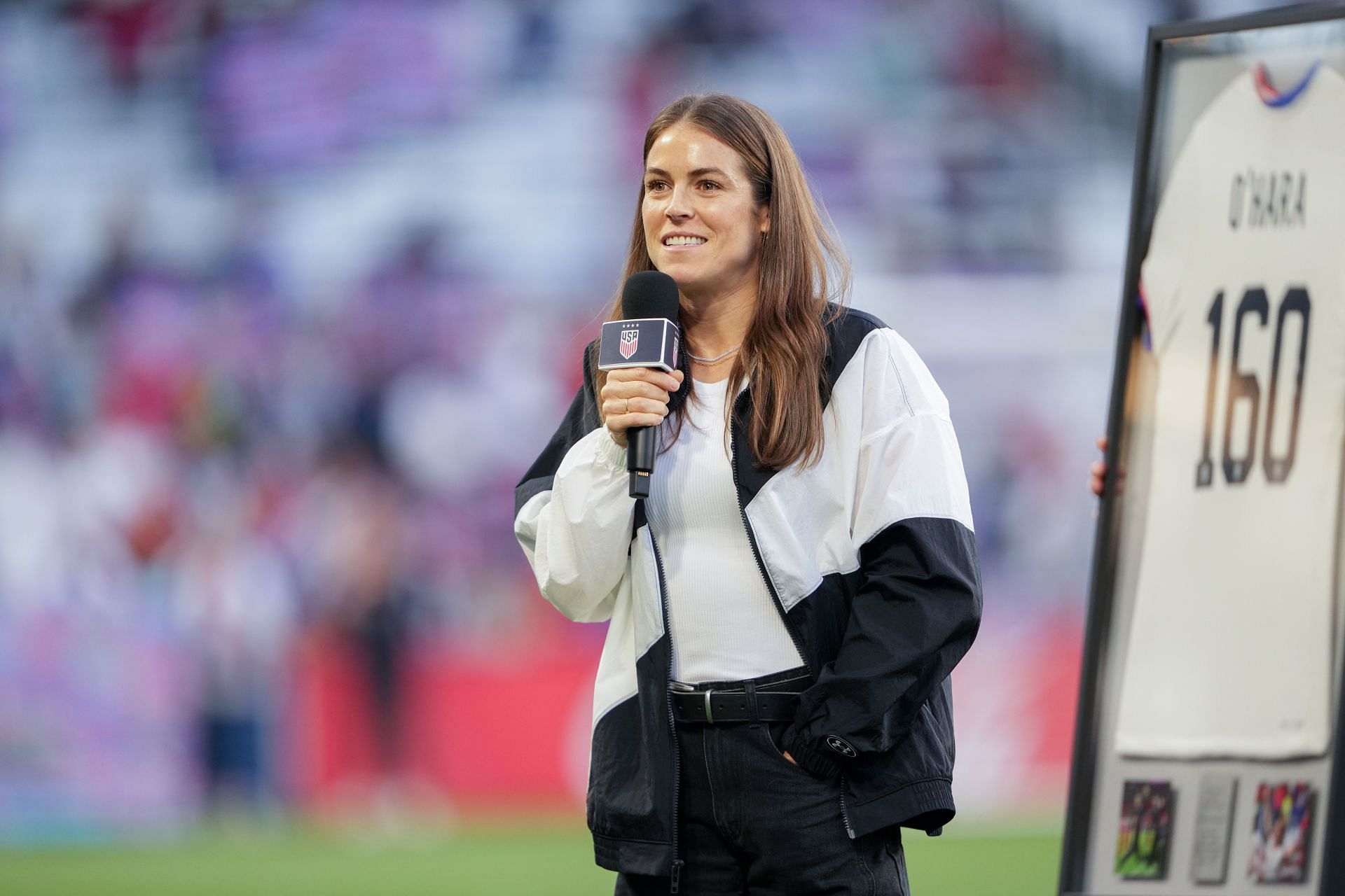 Kelley O'Hara at the Iceland v United States - (Source: Getty)